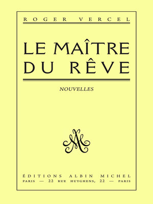 cover image of Le Maître du rêve